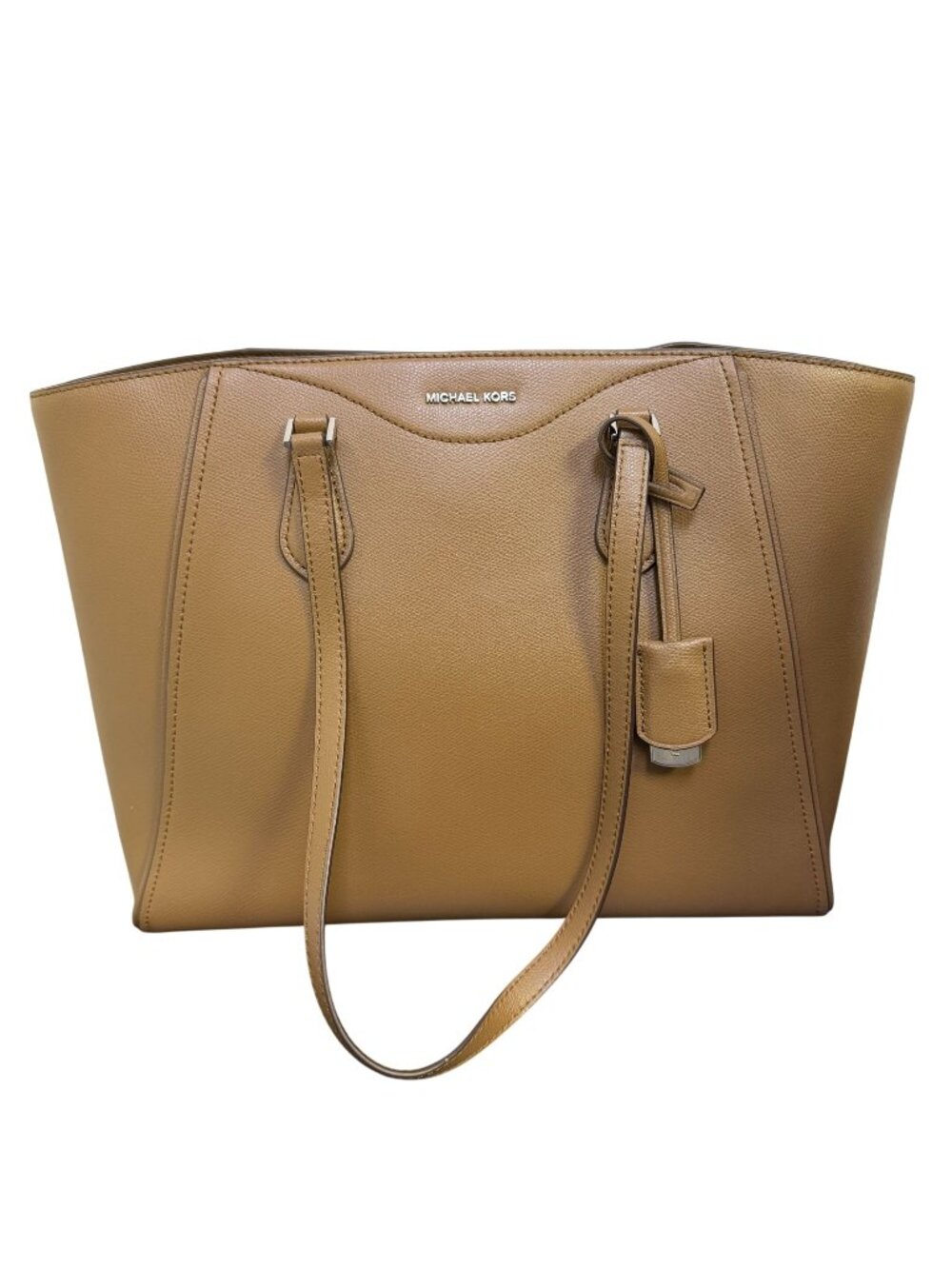 Michael Kors Brown Leather Tote Large - Picture 1 of 11